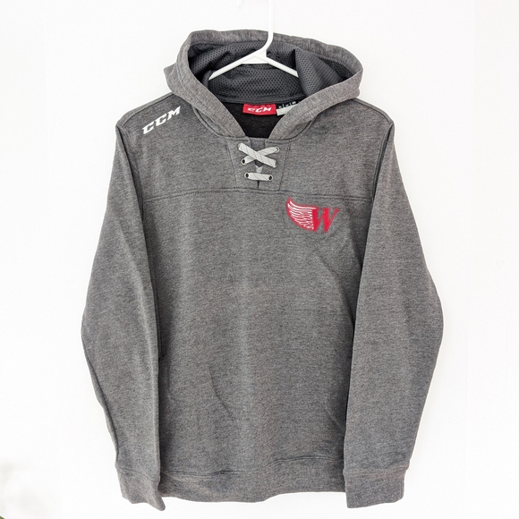 CCM Youth's Hockey Hoodie - NHL Red Wings (XL 160) - Picture 1 of 5